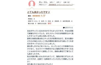 痩身　口コミ